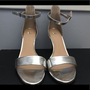 Sliver heeled sandals